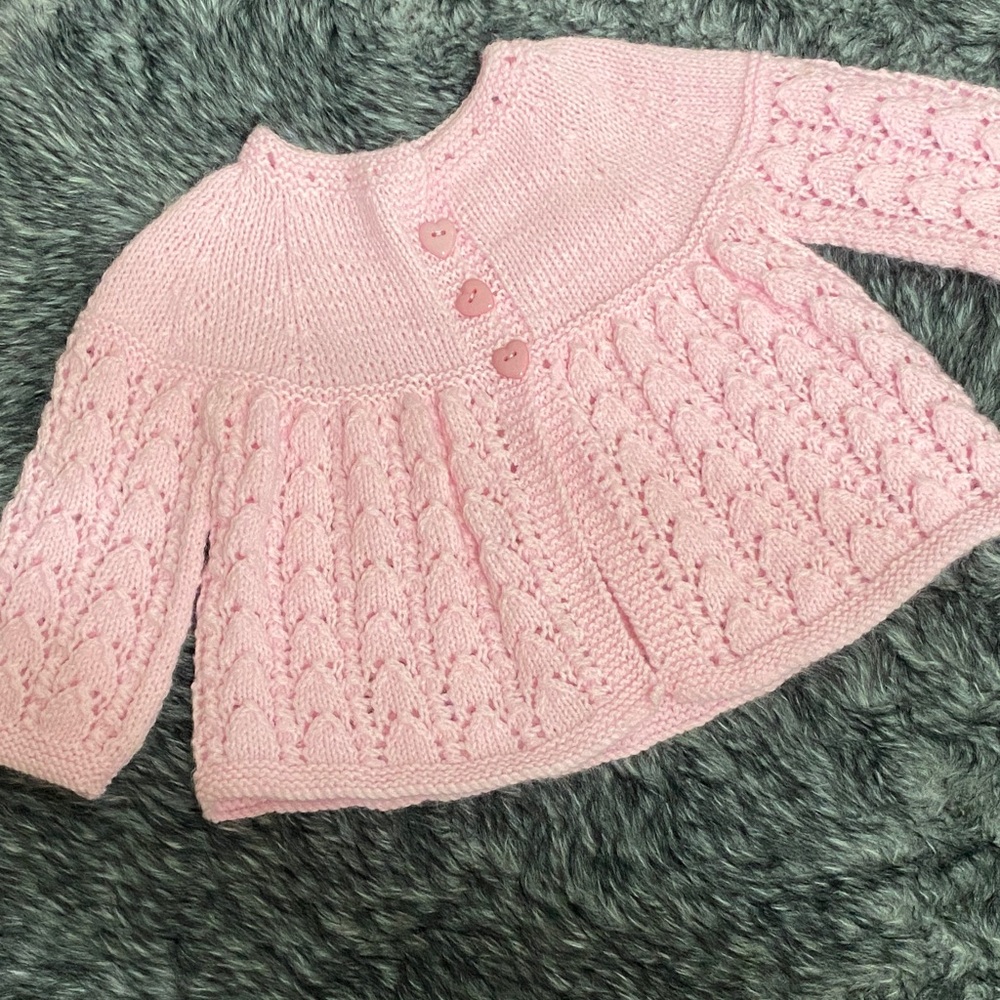 Pink Knit Sweater for Kids
